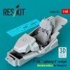 RESKIT RSU48-0515 F-35C Lightning II cockpit (Detailed edition) for Tamiya kit (3D Printed) (1/48)